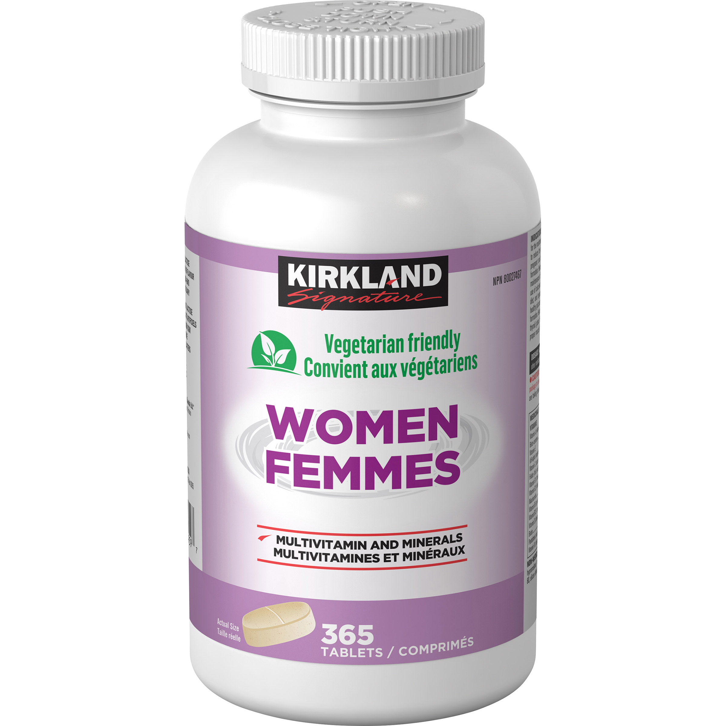 Kirkland Signature - femmes multivitamine, 365 comprimés