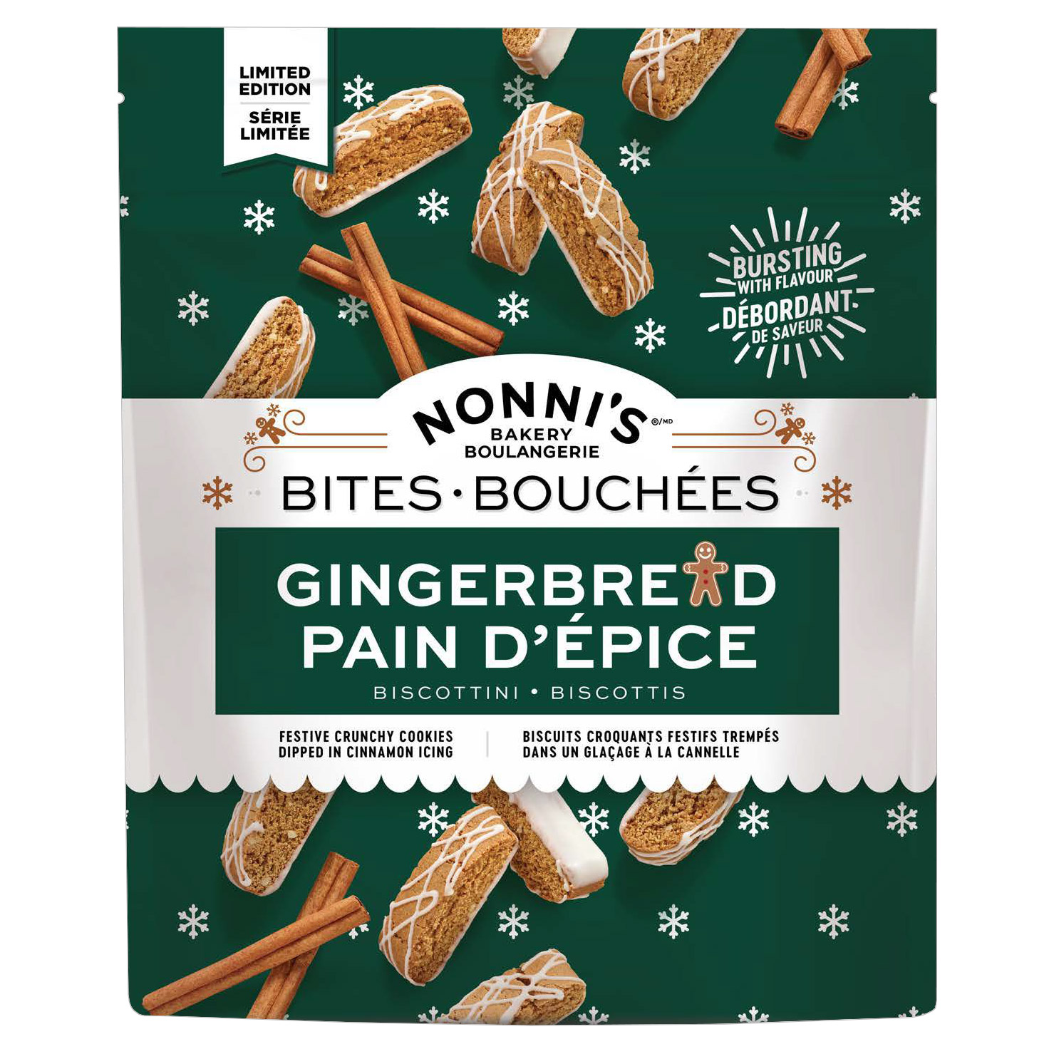 Nonni's Gingerbread Biscotti Bites, 794 g | Costco