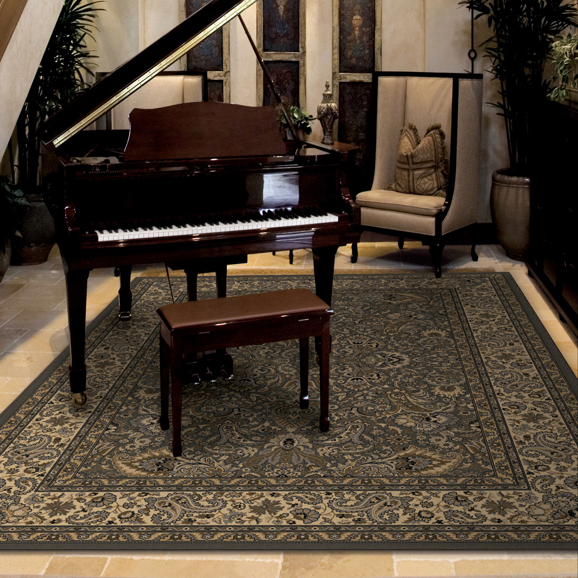 Orian Rugs - Tapis d’intérieur Patterson charbon 