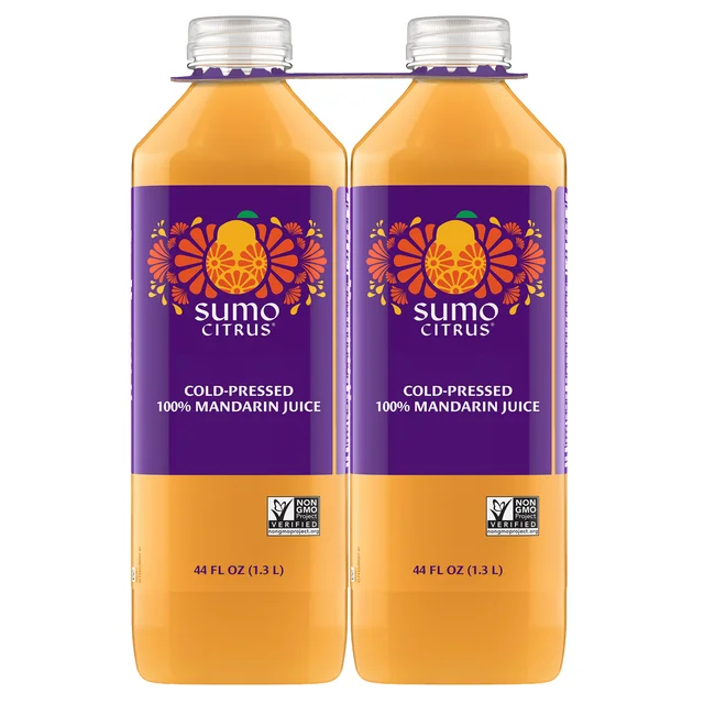 SUMO CITRUS 100% MANDARIN JUICE 2/44 OUNCE BOTTLES