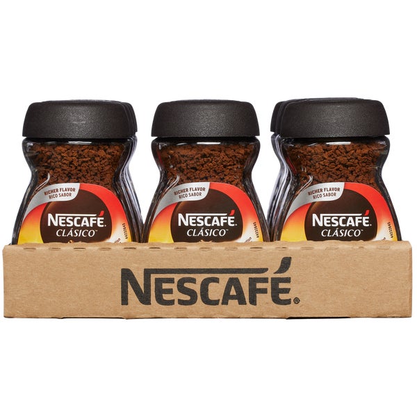 Nescafe Clasico Instant Coffee, Dark Roast, 1.7 oz, 12 ct Nescafe Clasico Instant Coffee, Dark Roast, 1.7 oz, 12 ct