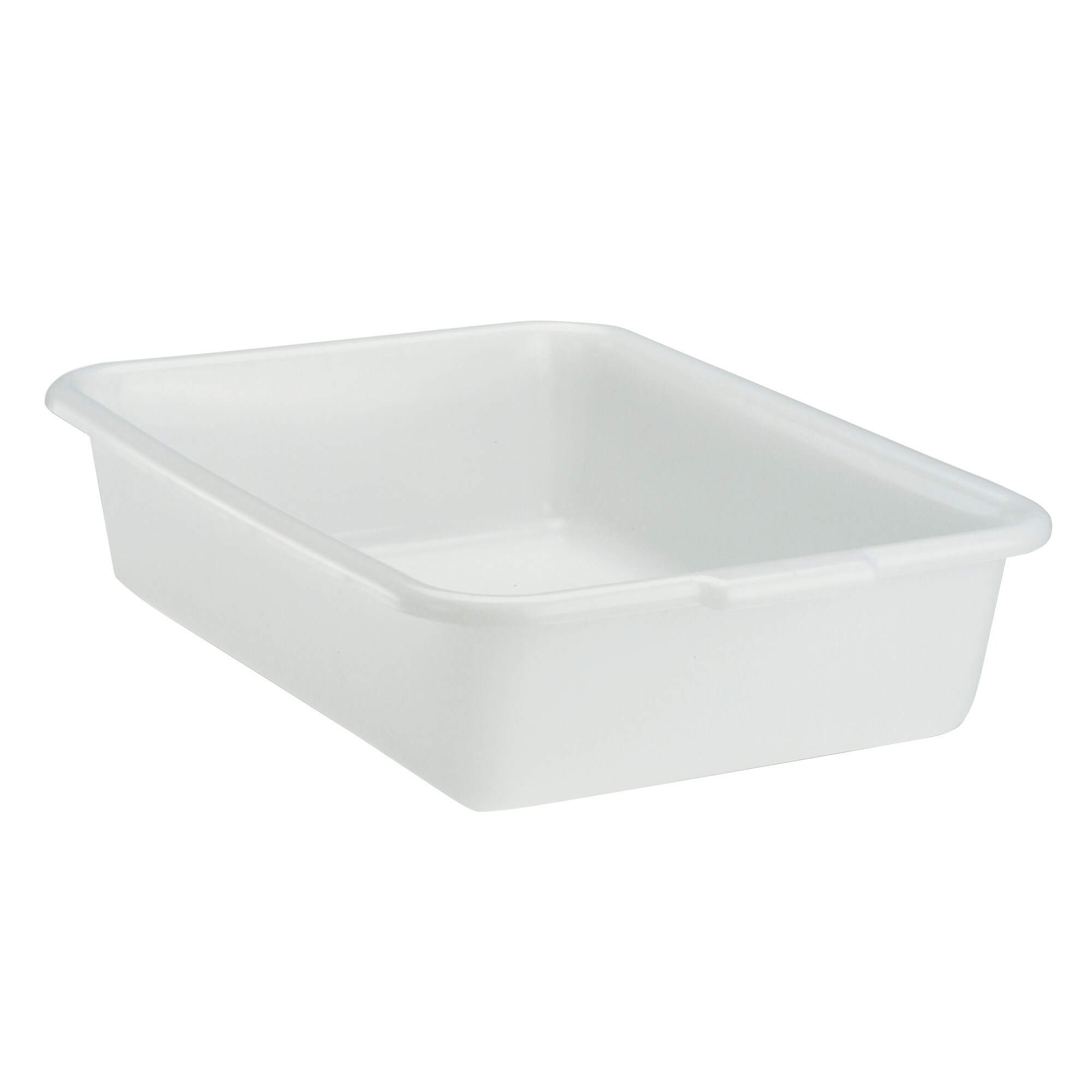 Vollrath White Bus Box, 50.8 cm × 38.1 cm × 12.7 cm (20 in × 15 in × 5 in)