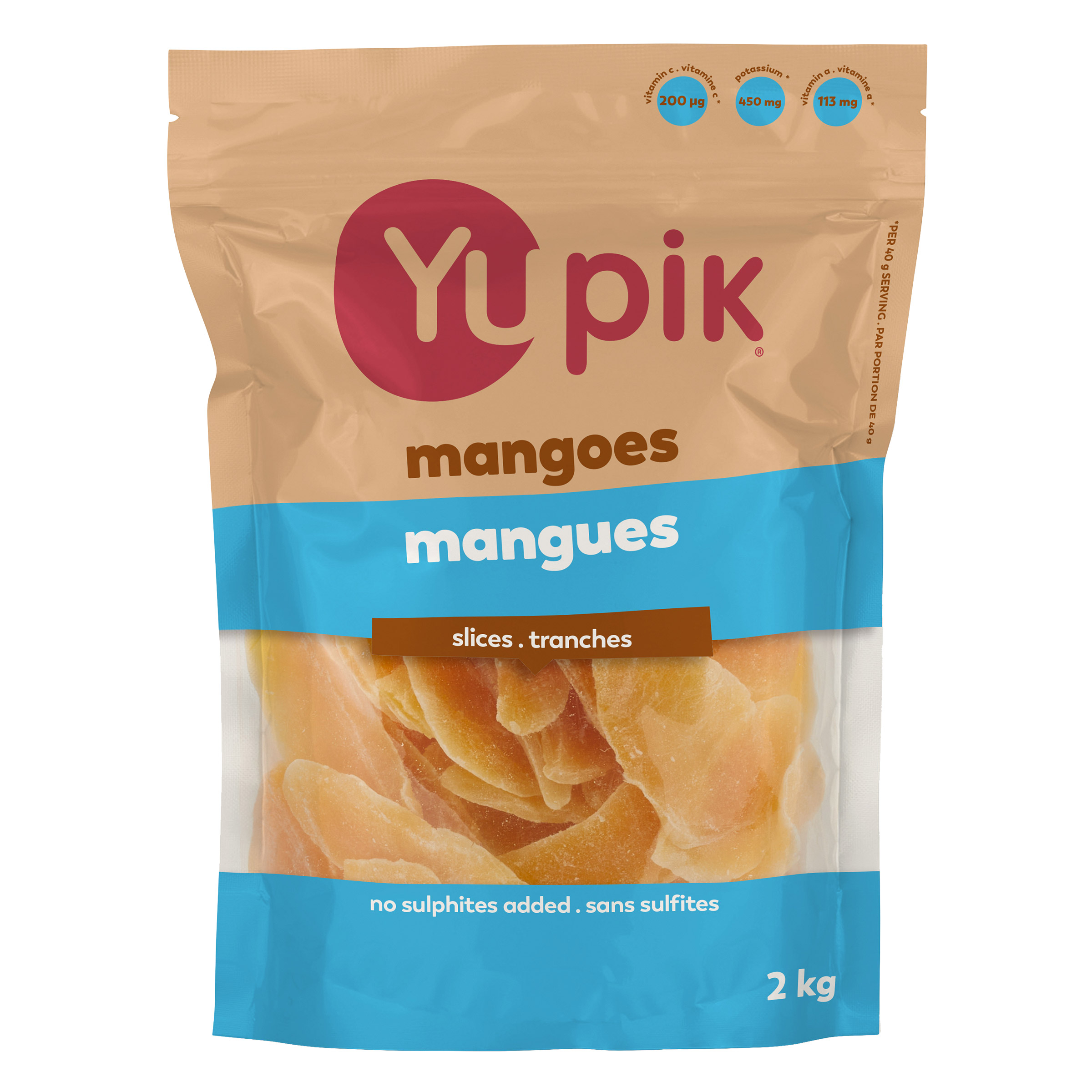 Yupik Dried Mango, 2 kg