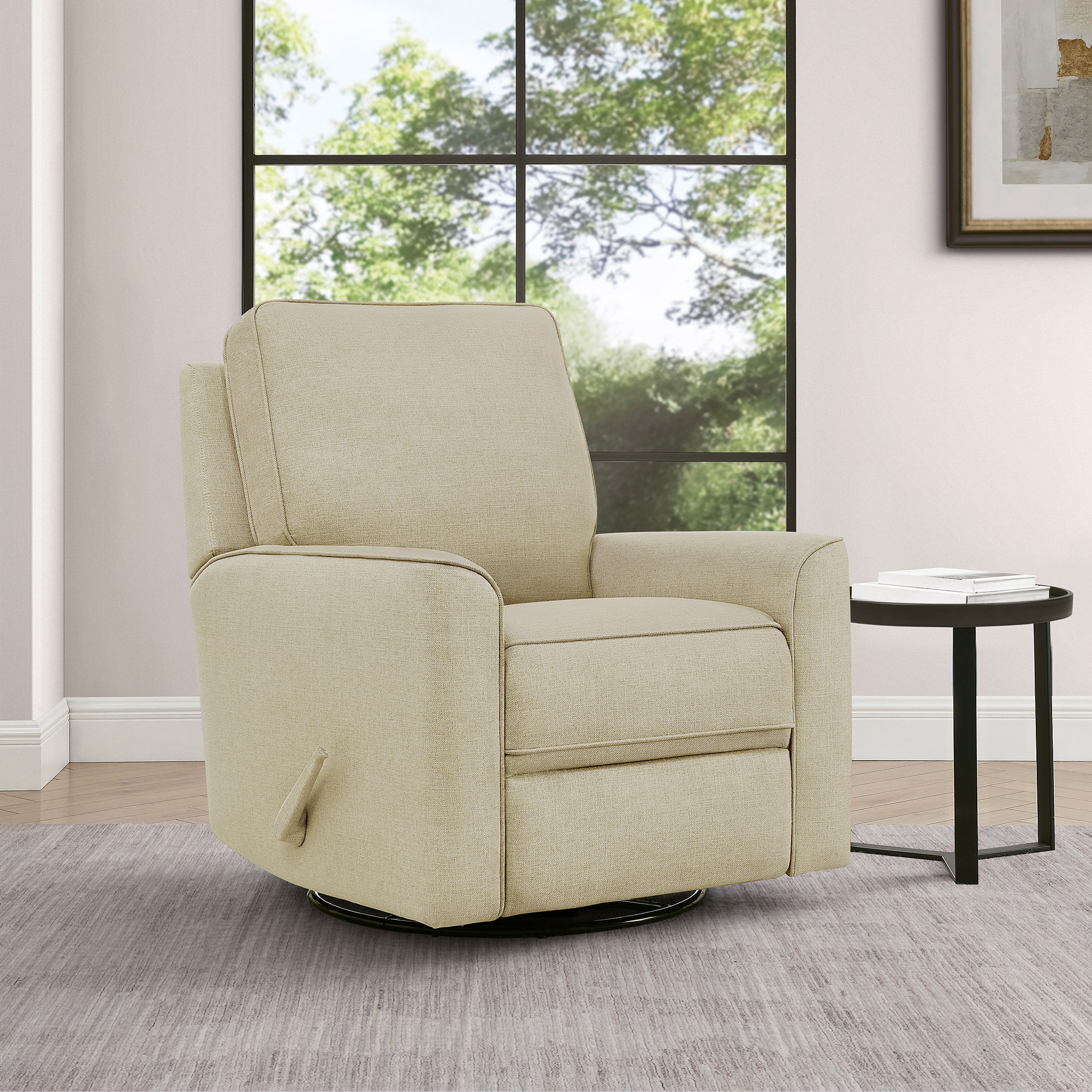 True Innovations – Paxley Fabric Swivel Glider Recliner