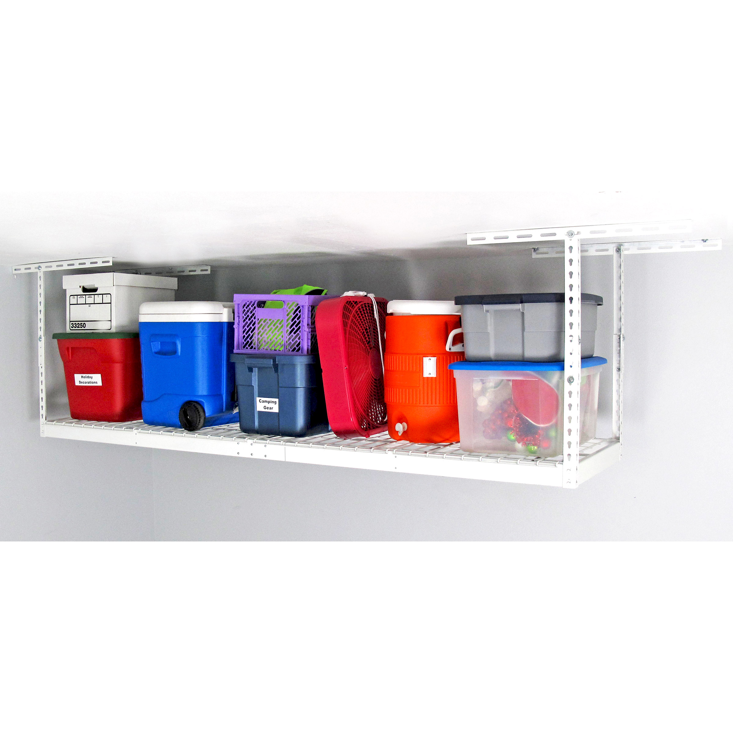 Photo 1 of SafeRacks 2 ft x 8 ft Overhead Garage Storage Rack (2 Boxes)