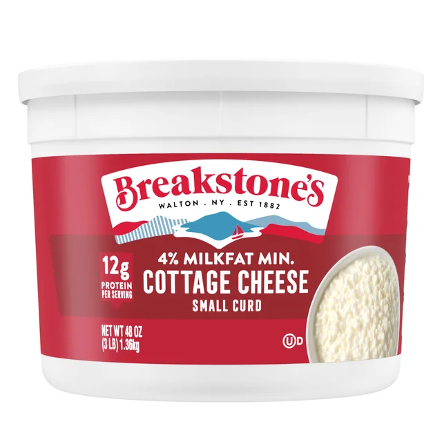 BREAKESTONE 4% COTTAGE CHEESE 48 OZ (3 LBS)