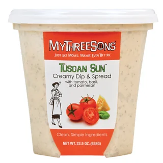MYTHREESONS GOURMET TUSCAN SUN CREAMY DIP & SPREAD 22.5 OZ