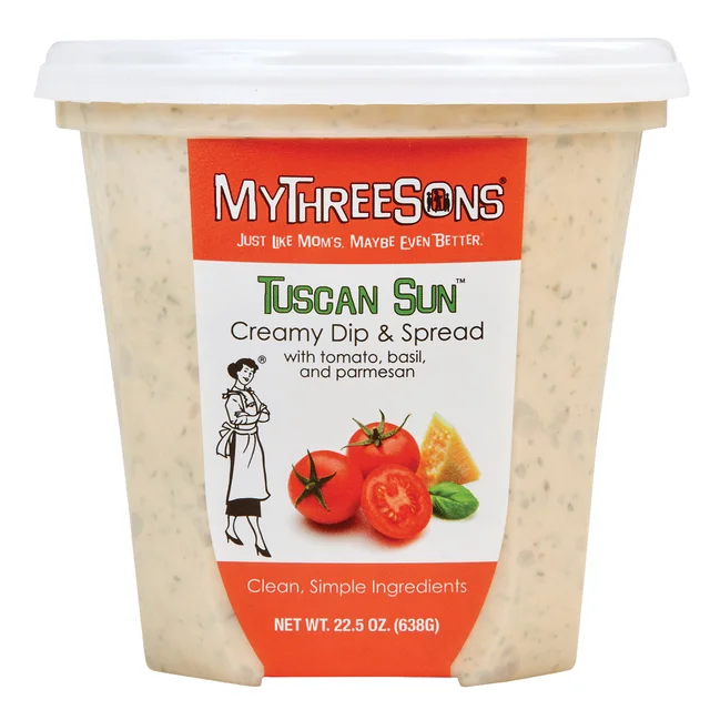 MYTHREESONS GOURMET TUSCAN SUN CREAMY DIP & SPREAD 22.5 OZ