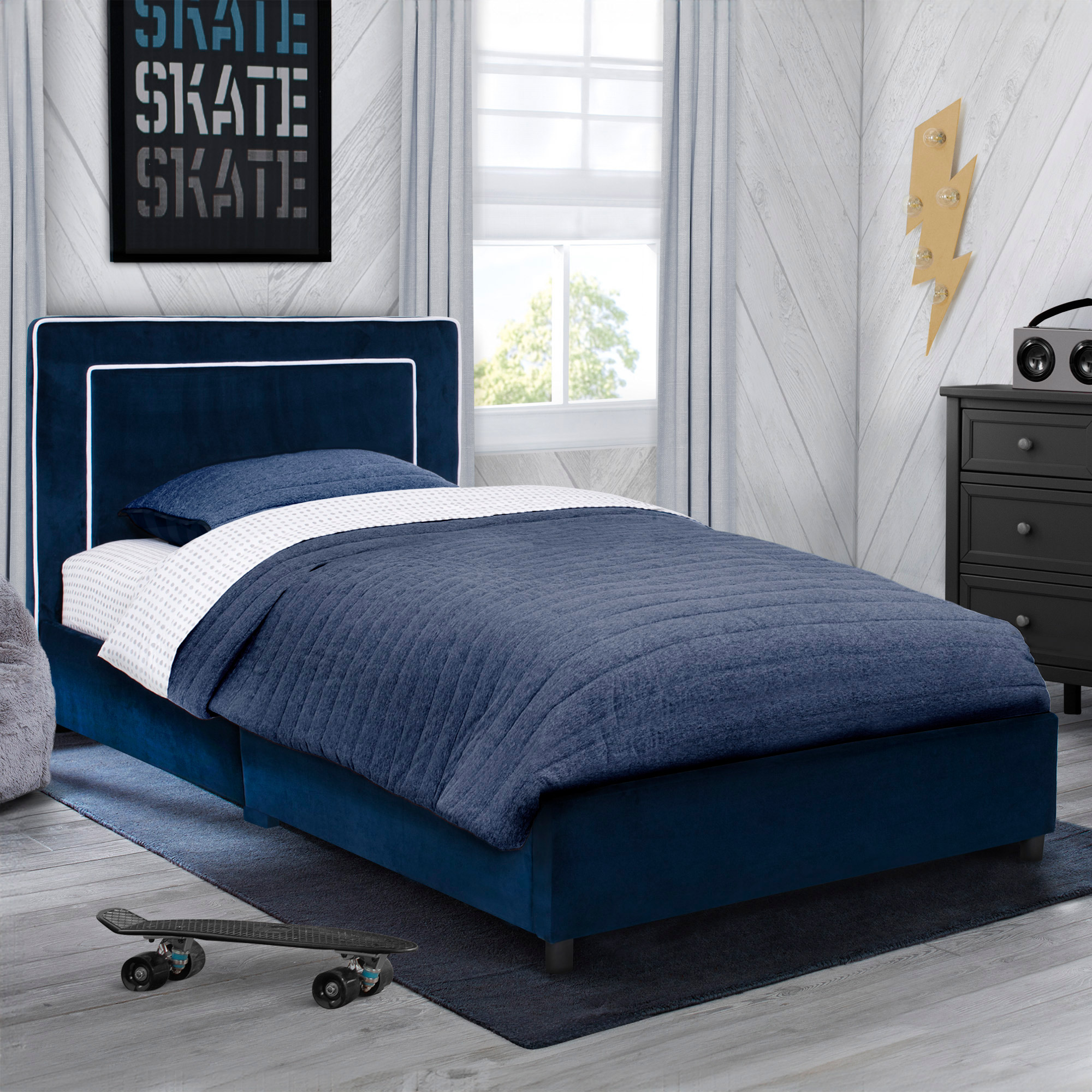 Casey Twin Upholstered Bed