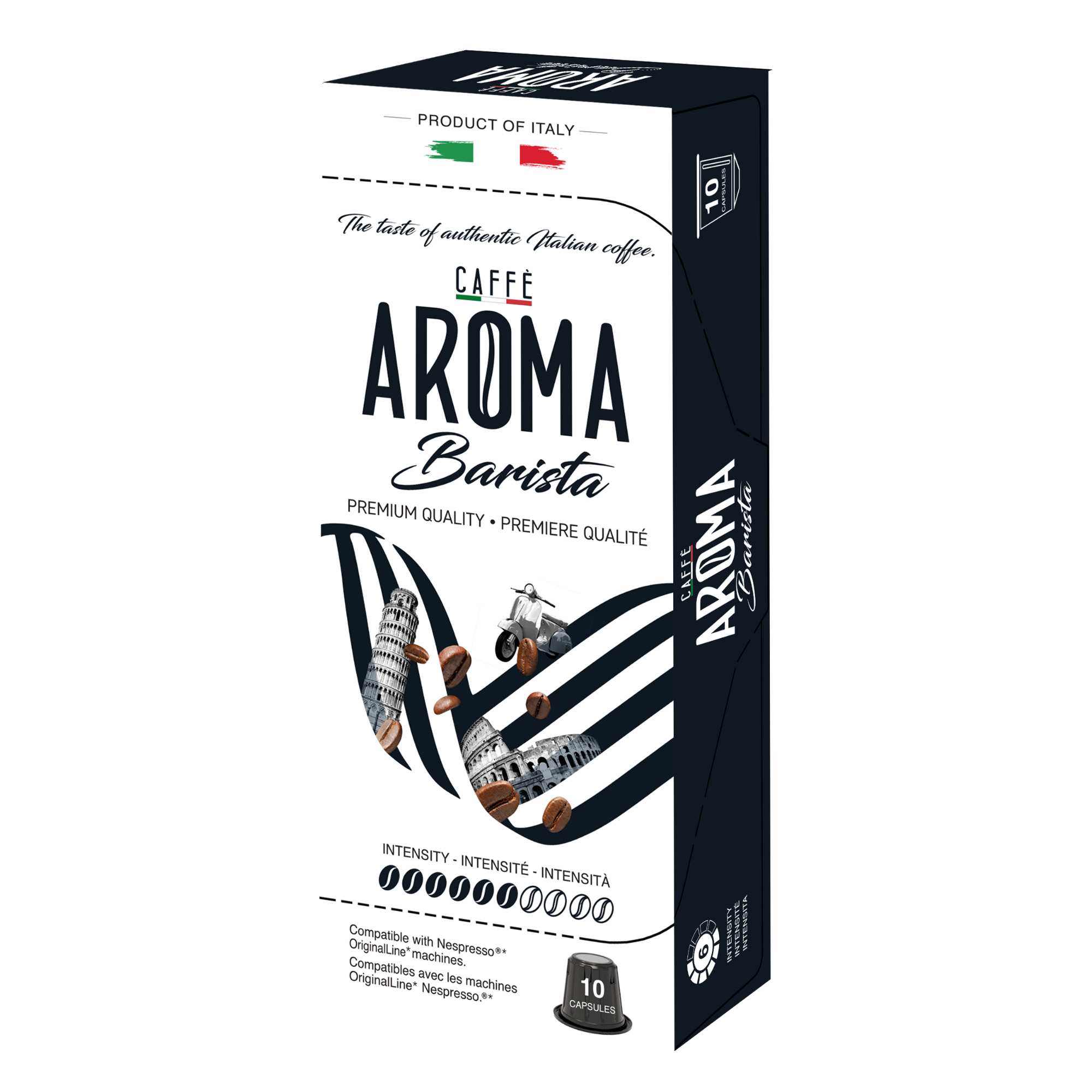 Caffé Aroma Variety Pack - Nespresso Compatible Capsules, 180