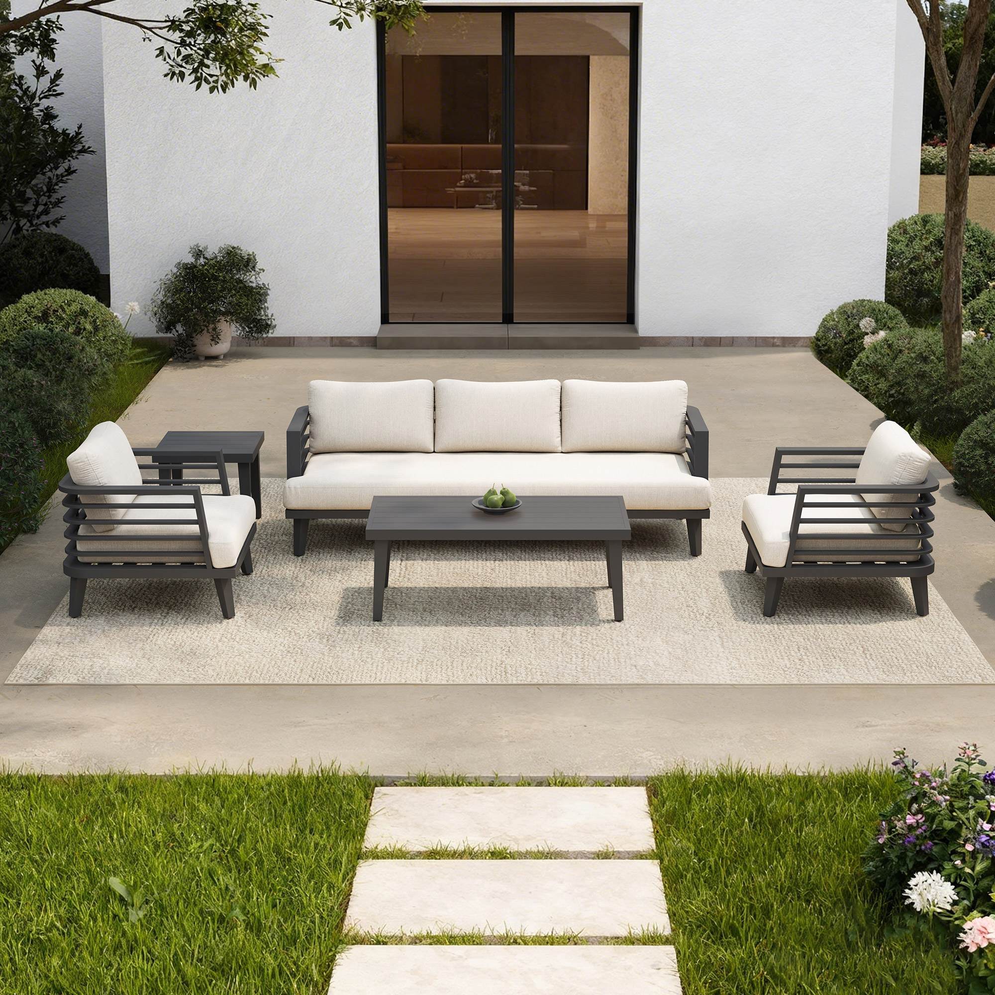 OTTA Outdoor Madrid 5-piece Deep Seating Set | Costco