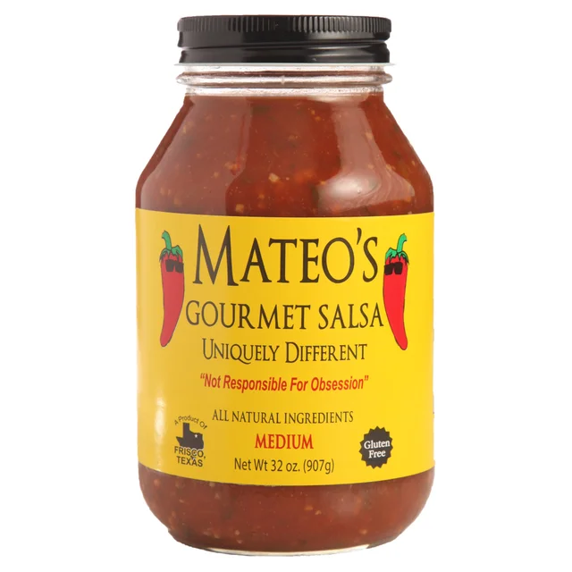 Mateo's Gourmet Salsa, Medium, 32 oz