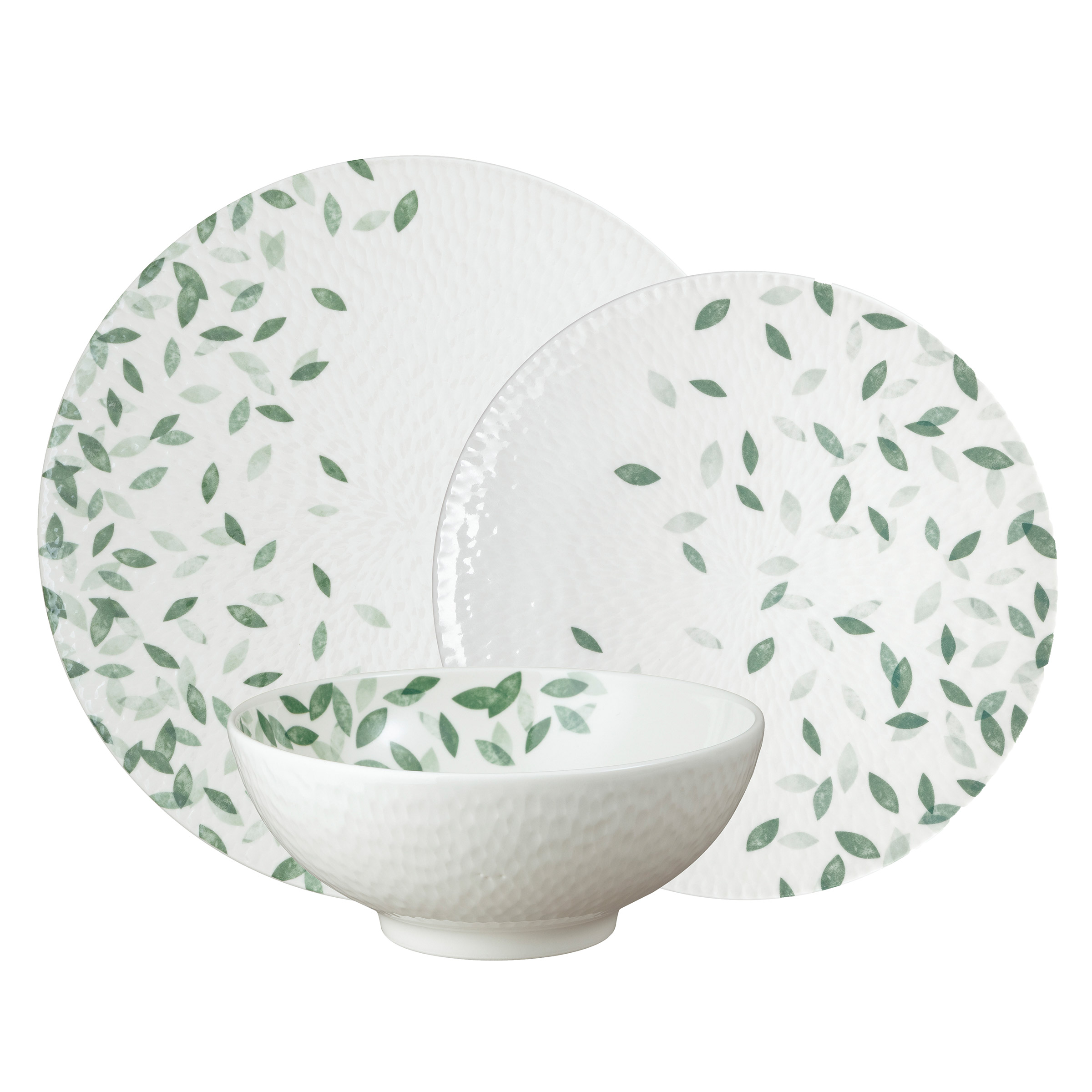 Denby Carved Deco Dinnerware Set, 12-pieces