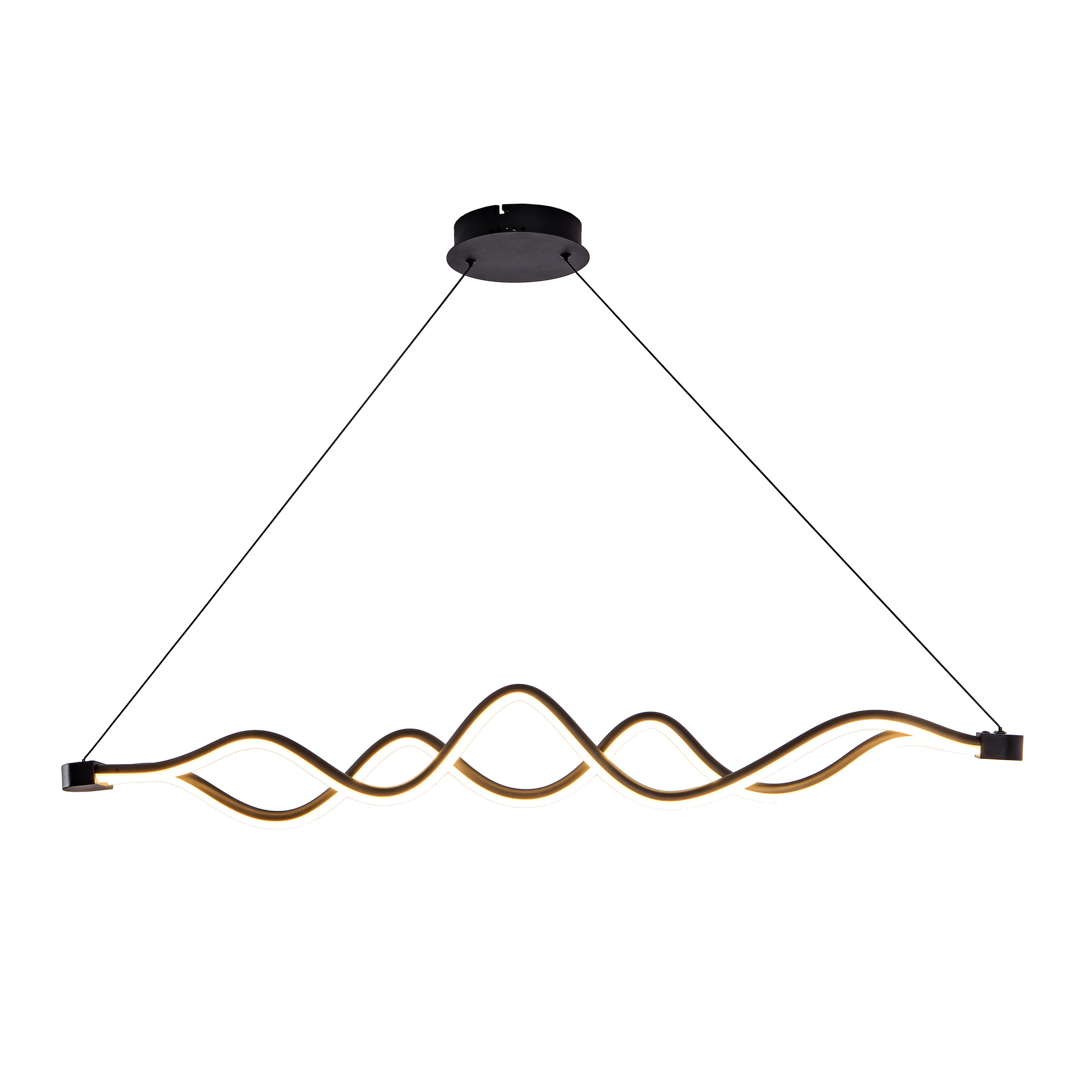 LED Dimmable Wave Pendant