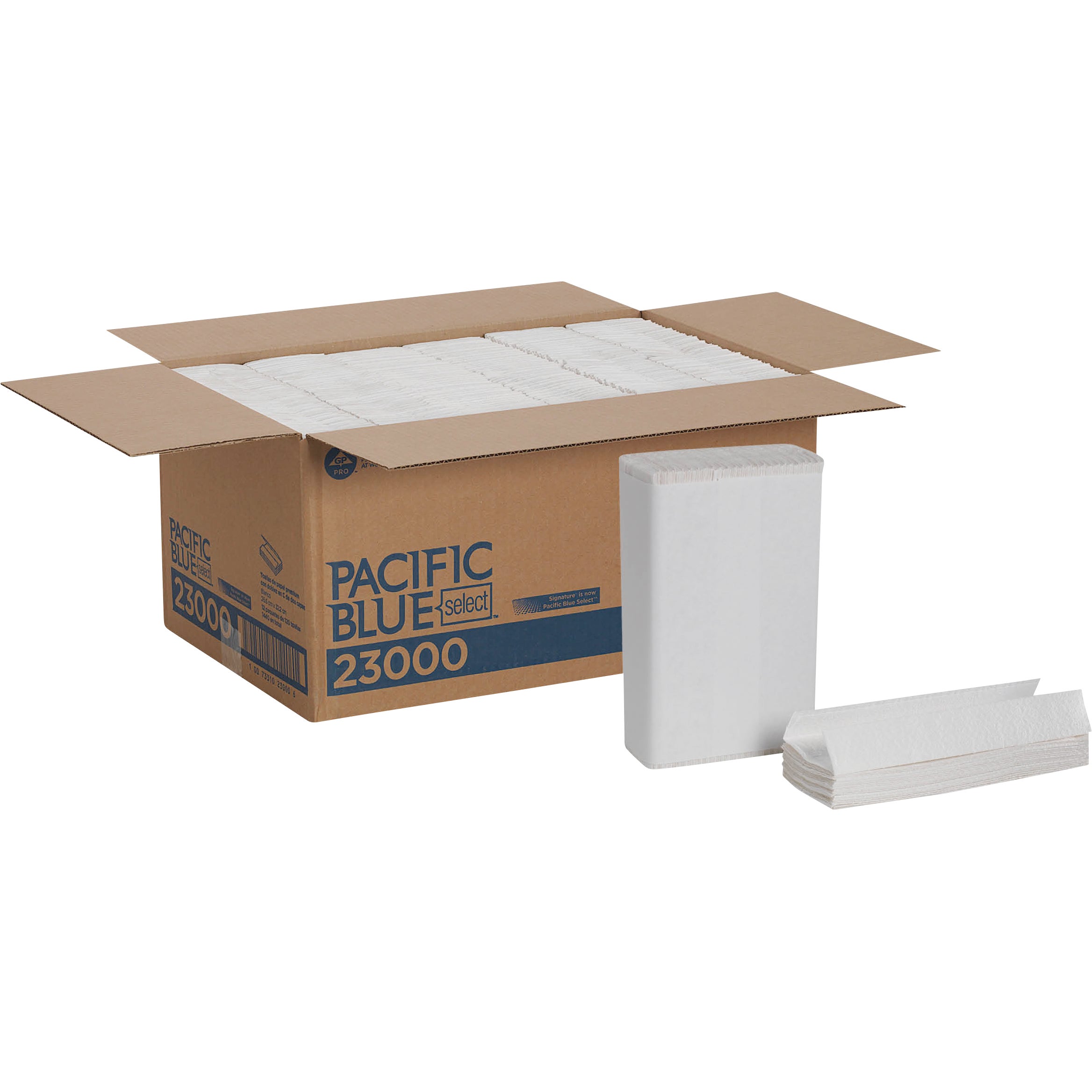 Pacific Blue Select 2-Ply C-Fold Paper Towels, White, 1440 ct | Costco