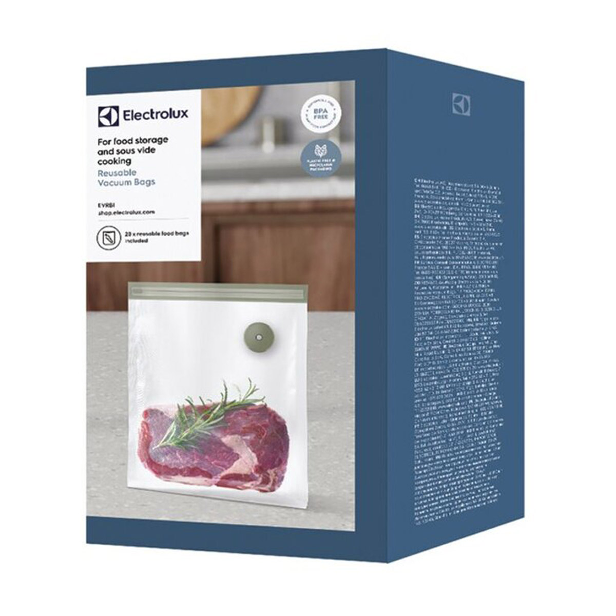 thumbnail image 2 of Rechargeable Vacuum Sealer Pump With Reusable Sous Vide Bags – Food Saver Kit 2 of 6