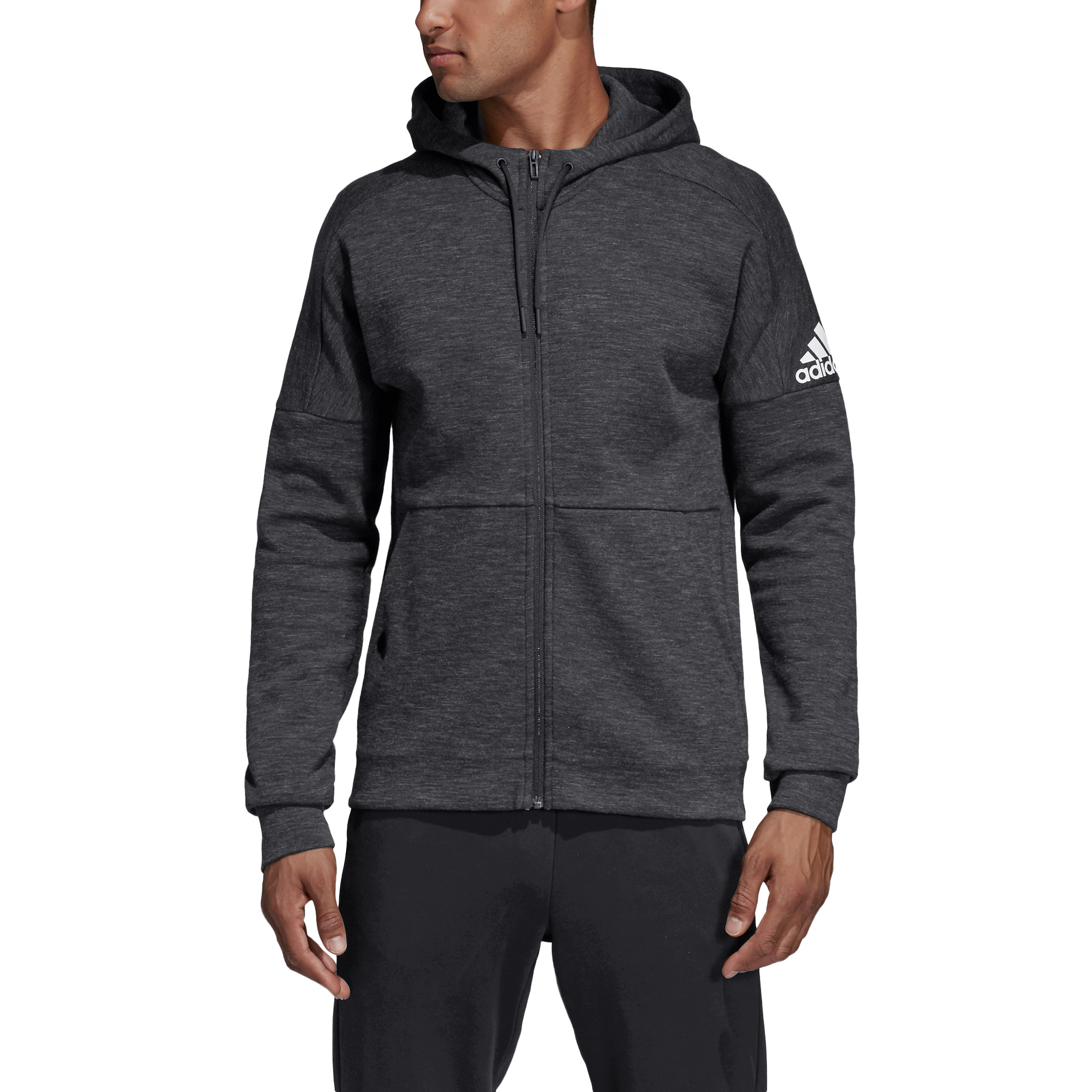 adidas Men's Full Zip Hooded Sweatshirt | Costco