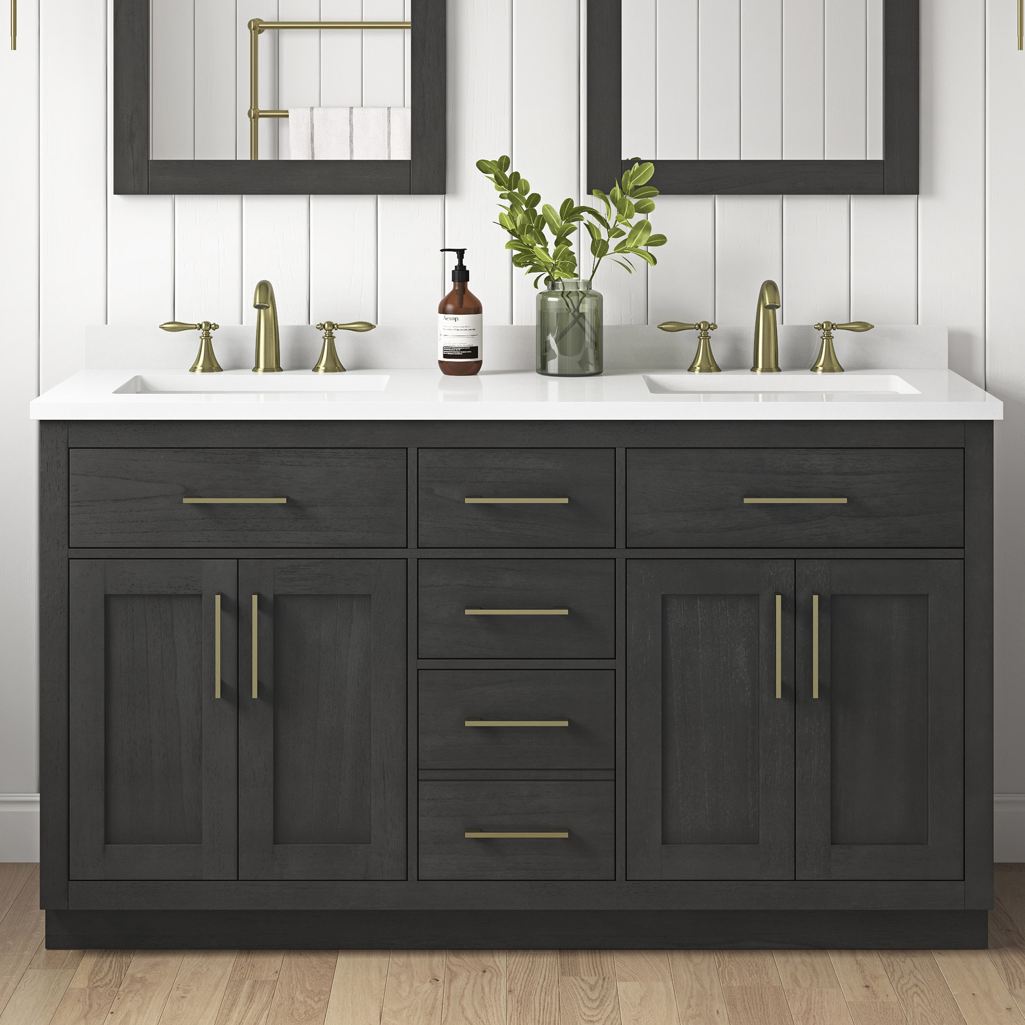 OVE Decors Alonso 60 in. Double Vanity