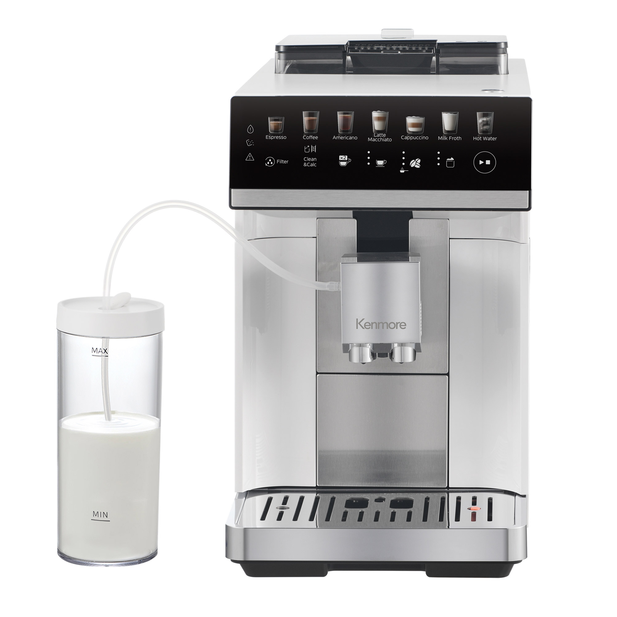 Kenmore Super Automatic Espresso Coffee Machine Dual Cream System