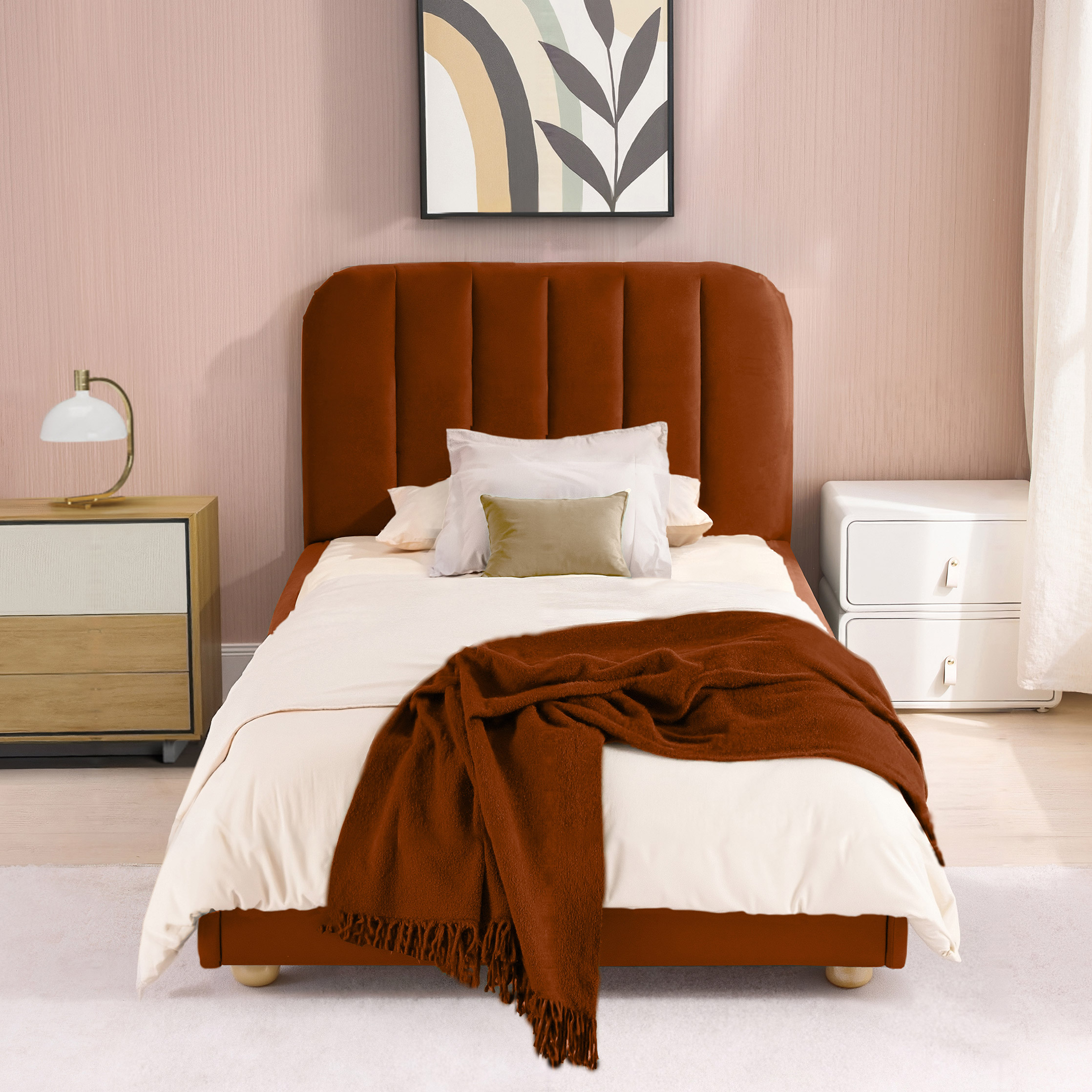 Hamilton Upholstered Twin Bed