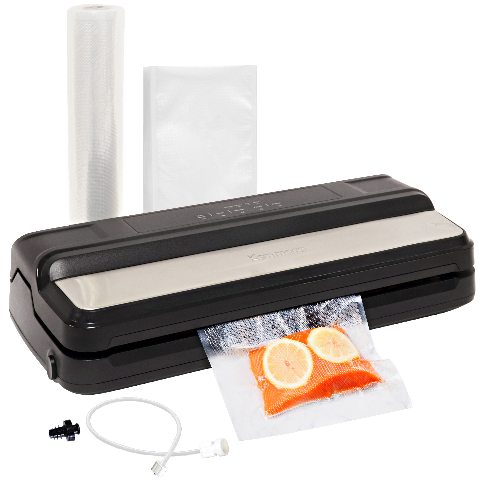 Kenmore Vacuum Sealer Food Preservation System with 16 ft. Bag Roll & Bags