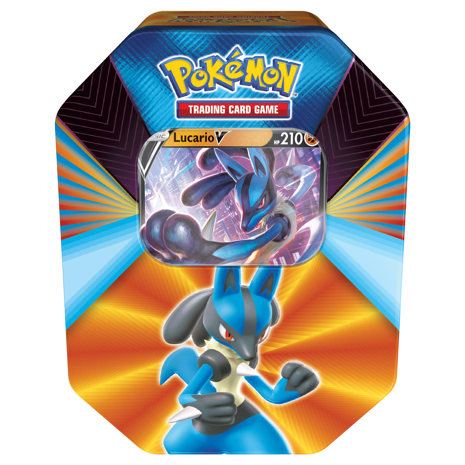Pokemon Chilling Reign Ice Rider Calyrex ETB + Lucario Window Tin