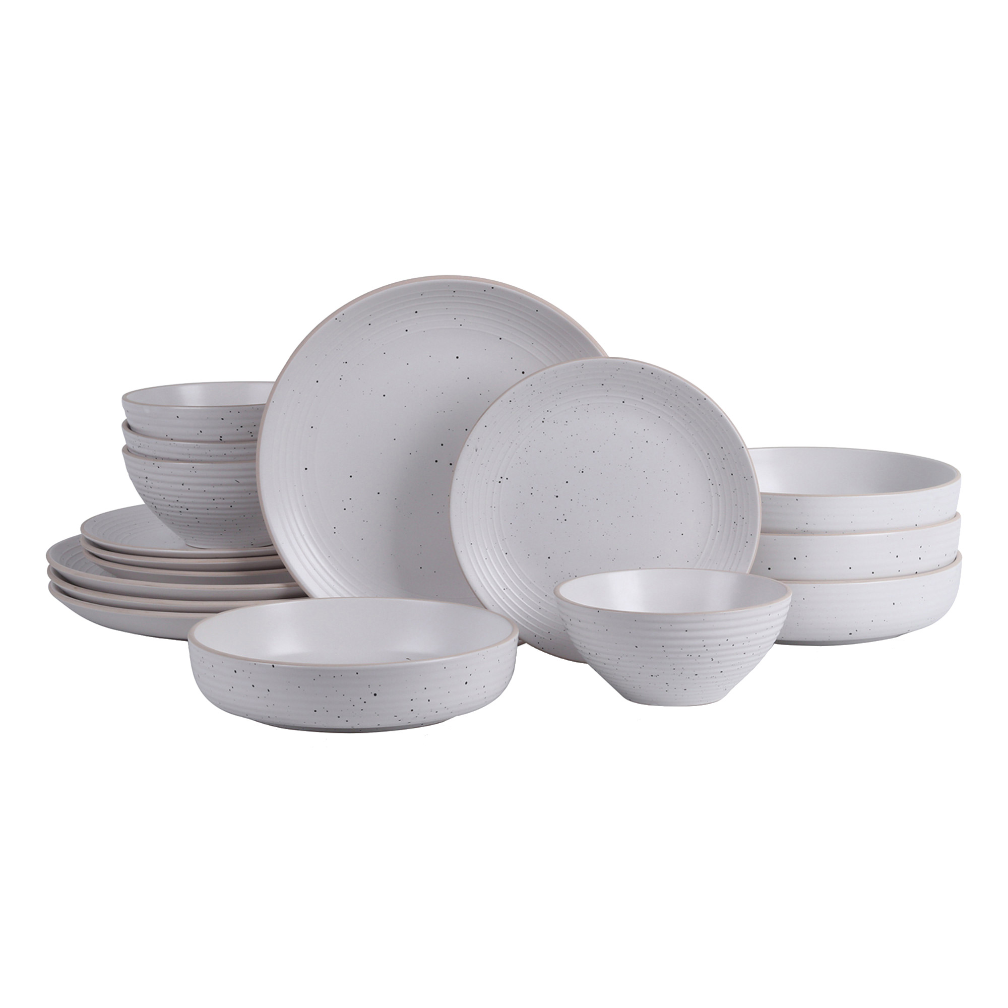 Stone Lain Lauren Stoneware Dinnerware, 16-pieces