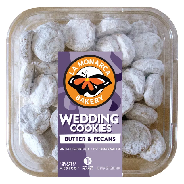 LA MONARCA BAKERY WEDDING COOKIE 1 LB 8 OZ