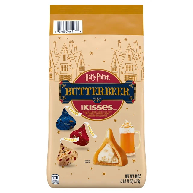 HERSHEY'S BUTTERBEER KISSES 46 OZ