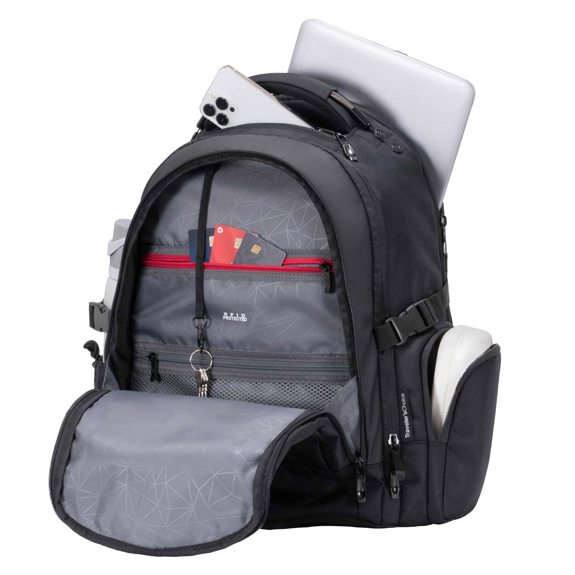 amazon leather backpack men's WITZMAN Classic Canvas Travel Backpack for Men 3 in 1 Convertible Rucksack