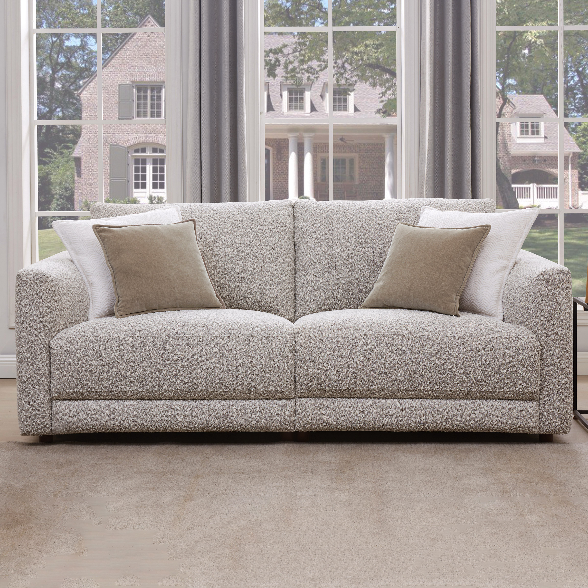 Fabric 2-piece Power Reclining Sofa
