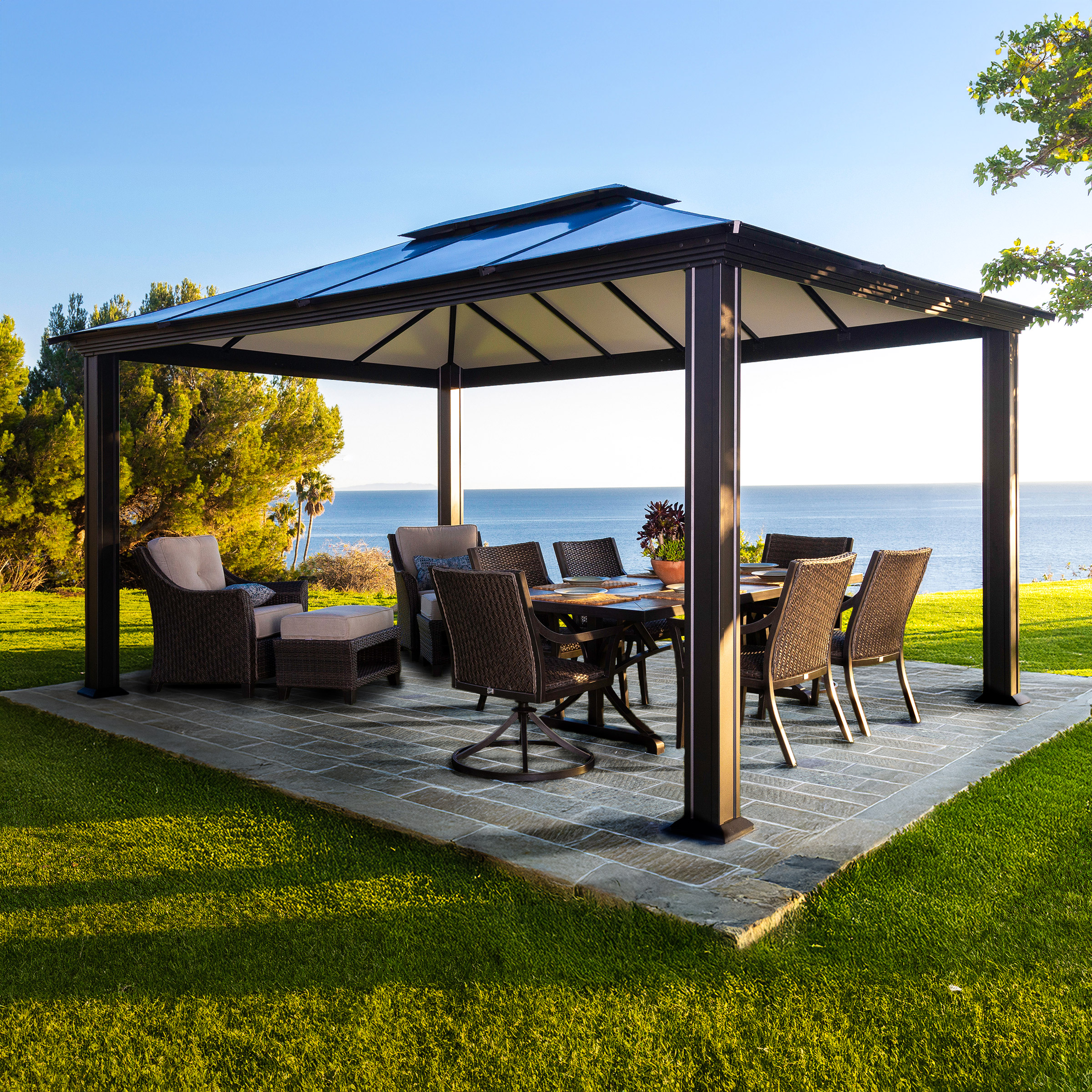Paragon Santa Monica Aluminum Gazebo