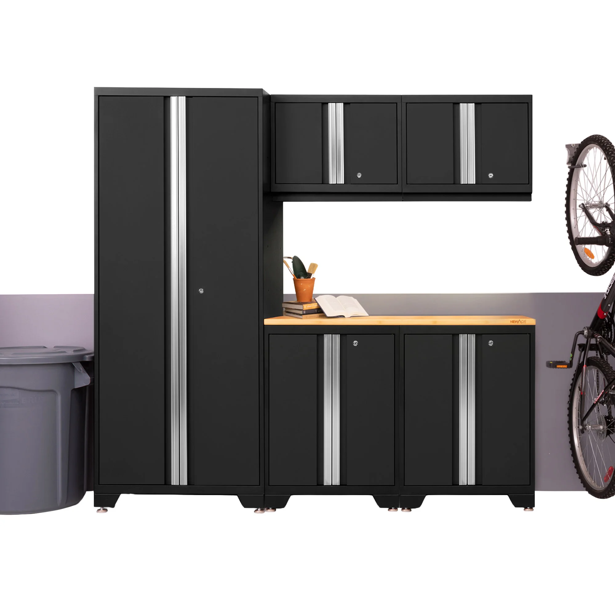 NewAge Products Bold Series 6-piece Cabinet Set with 30 in.…