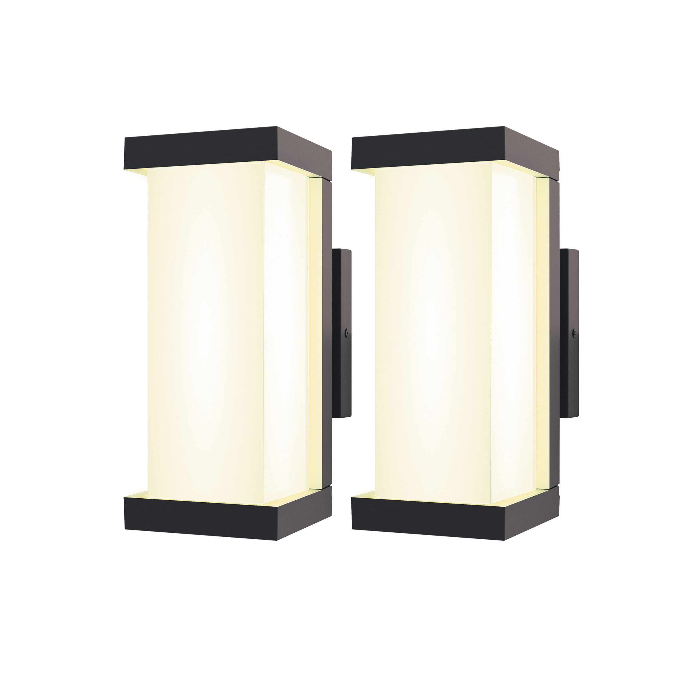 Atomi Smart Wi-Fi Quadrata Outdoor Wall Sconces (2-pack)