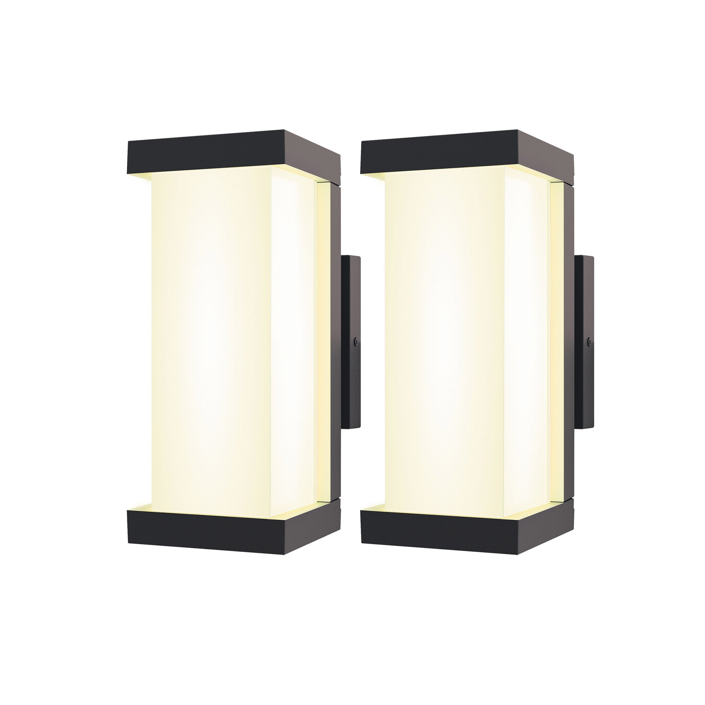 Atomi Smart Wi-Fi Quadrata Outdoor Wall Sconces (2-pack) | Costco