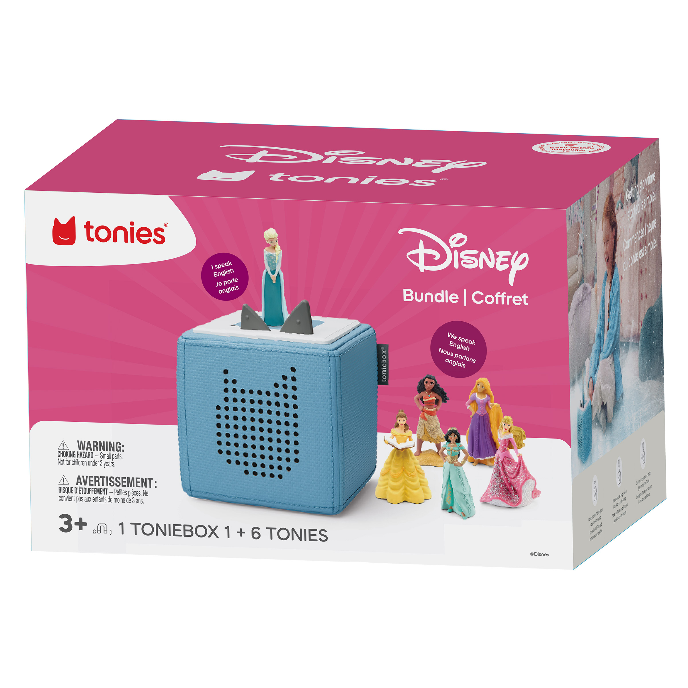 Tonies - Disney Princess Bundle Toniebox - English