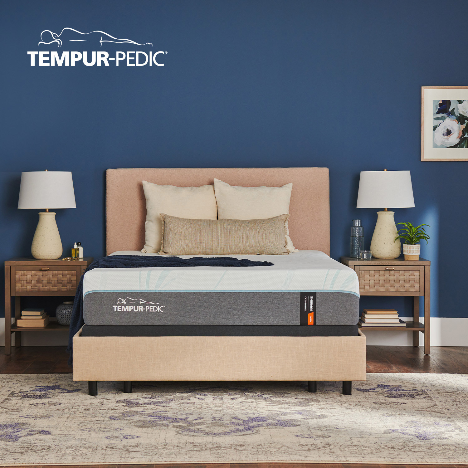 Tempur-Pedic Supreme 11.5” Medium or Firm Mattress and Foundation