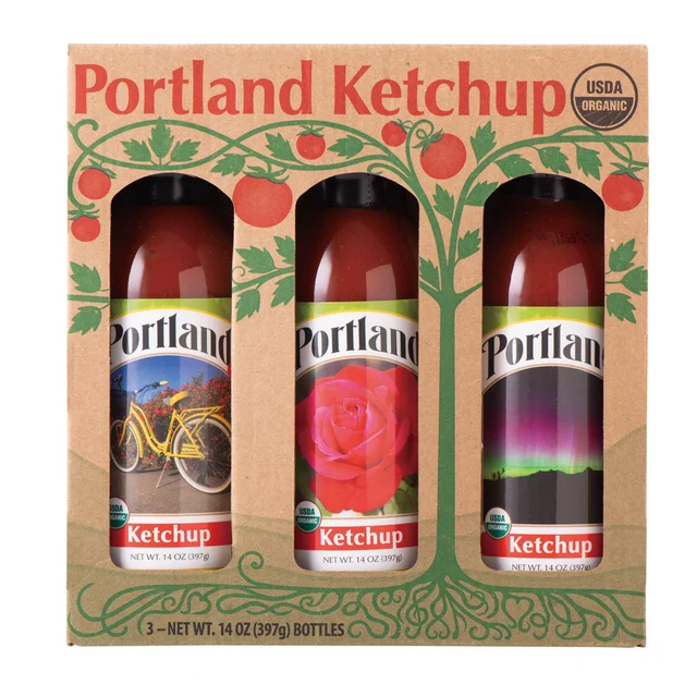 PORTLAND ORGANIC KETCHUP 3/14 OZ