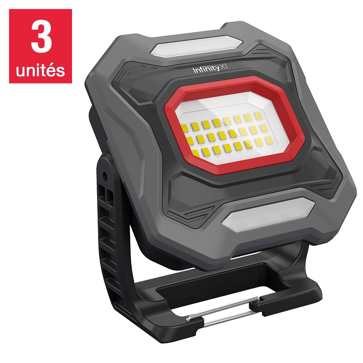 Infinity X1 - Lampes de travail de 2 000 lumens, paquet de 3