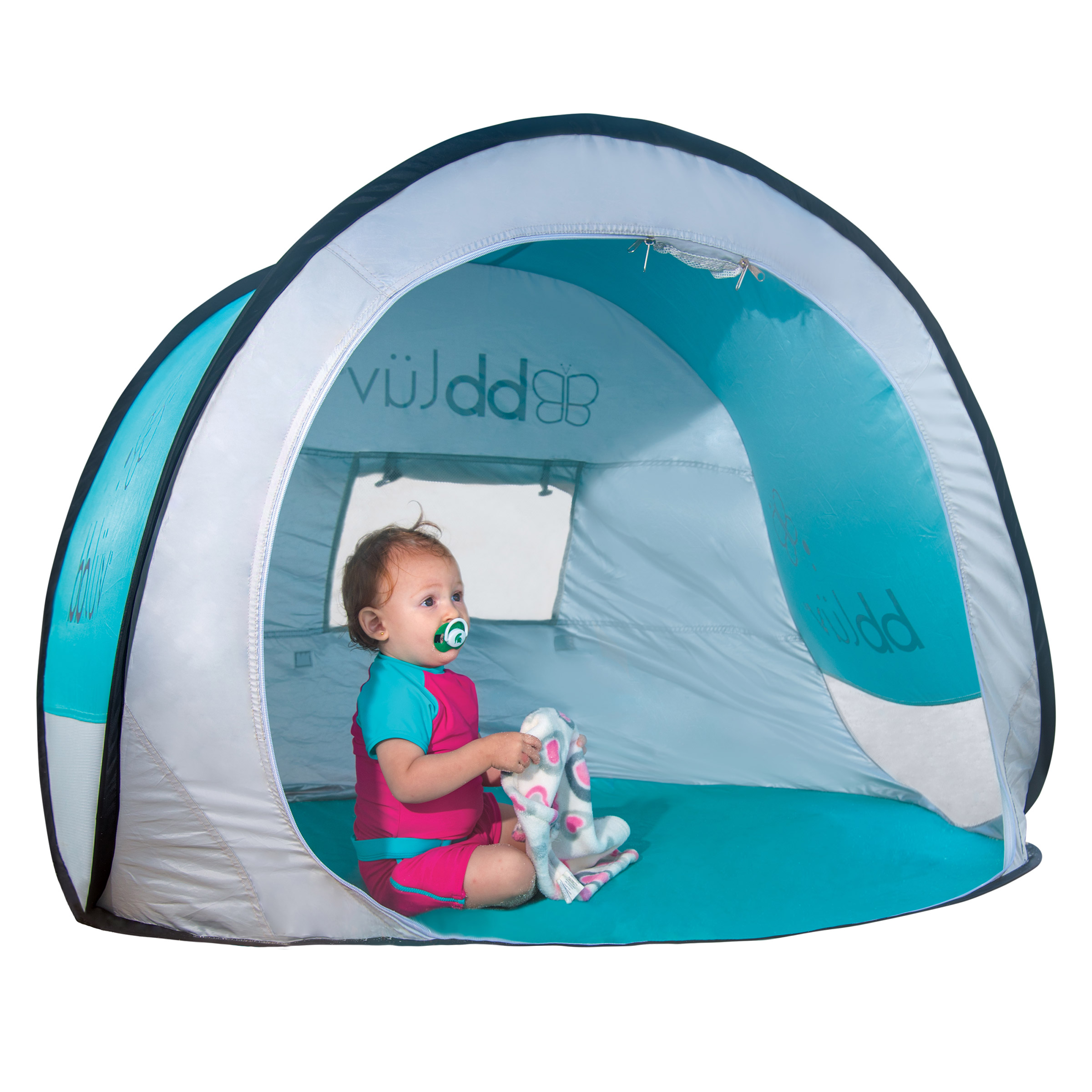 bblüv Sunkitö  Anti-UV Pop-UP Tent with Mosquito Net + Towel