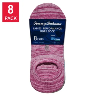 TOMMY BAHAMA WOMEN'S LINER SOCK 8PR