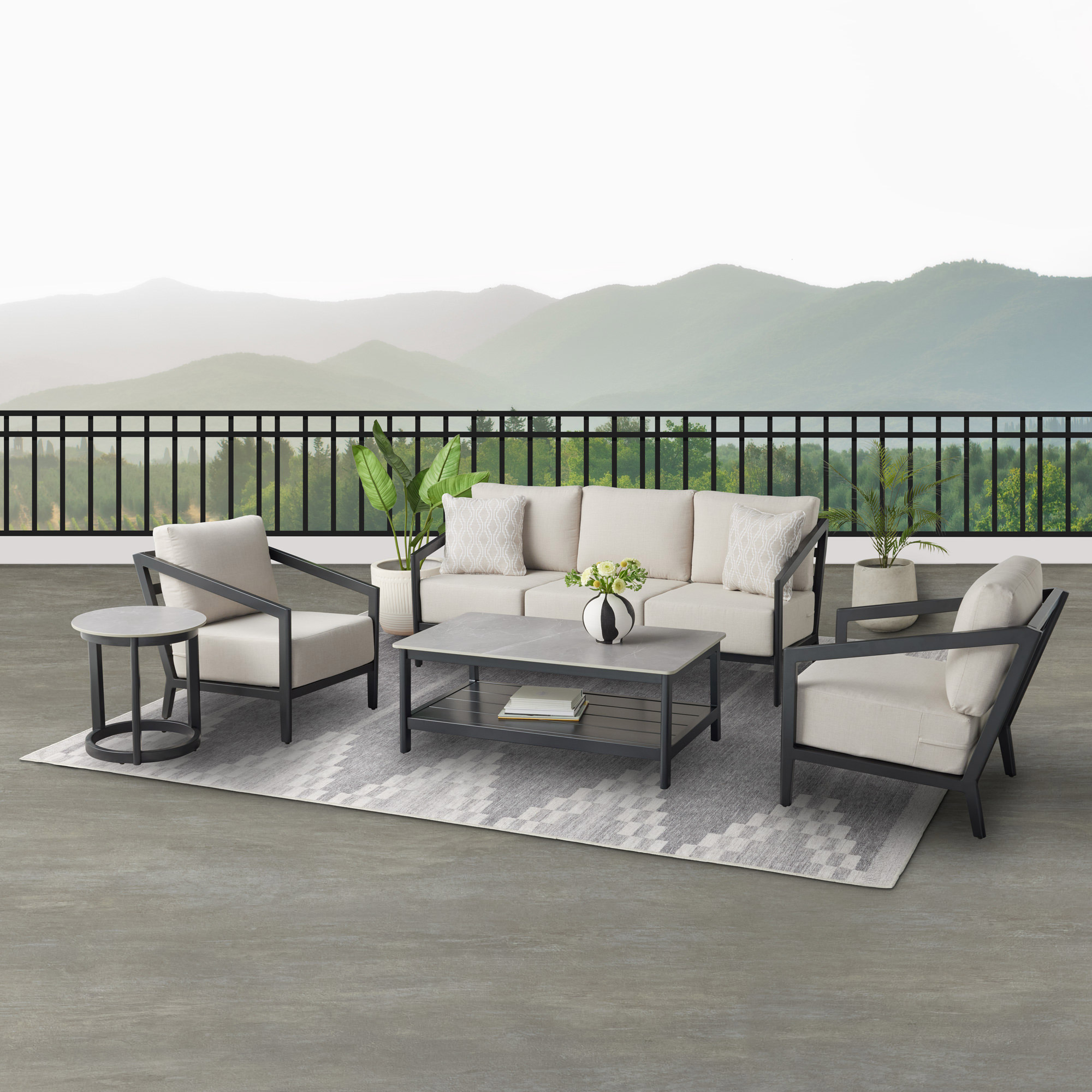 Agio Formia 5-piece Outdoor Patio Seating Set | Costco