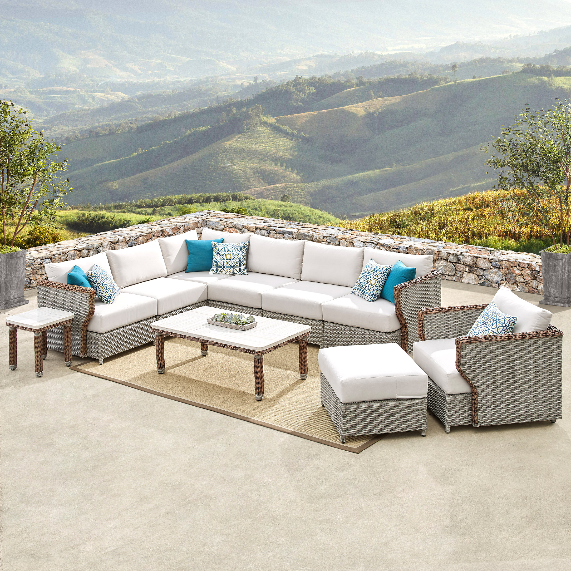 Sirio Richmond 10-piece Outdoor Patio Seating Set