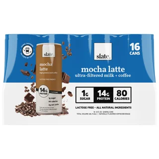 Slate Mocha Latte Coffee, 8 fl oz, 16-count