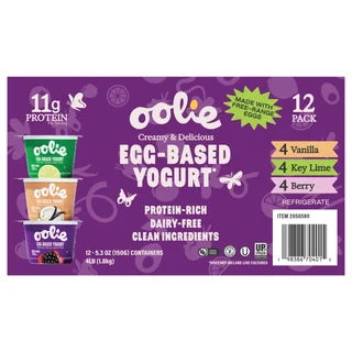 OOLIE DAIRY FREE YOGURT VTY 12/5.3 OZ