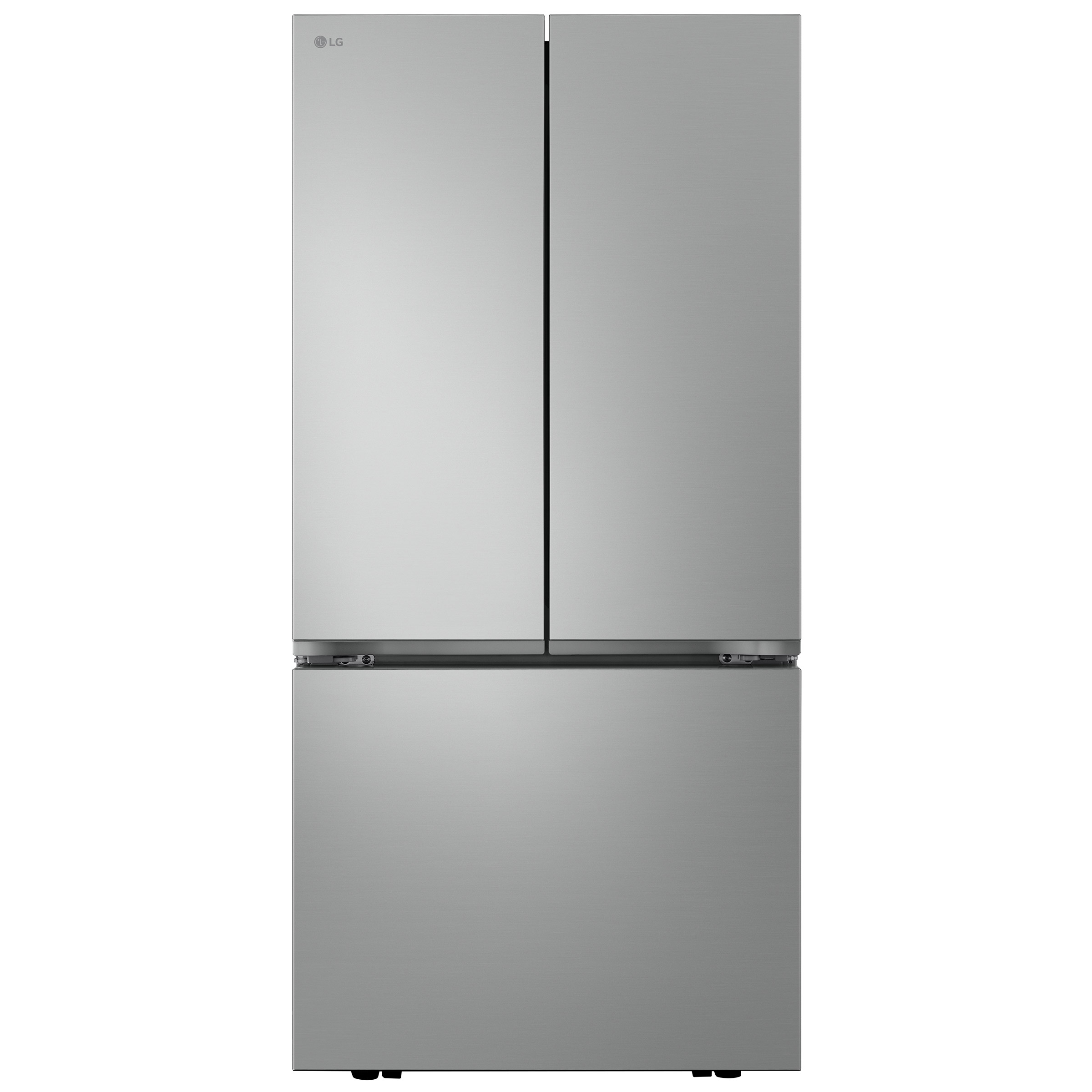 LG 33 in. 25.1 cu. Ft. Smudge-Resistant French Door Refrigerator with Ice Maker in Freezer