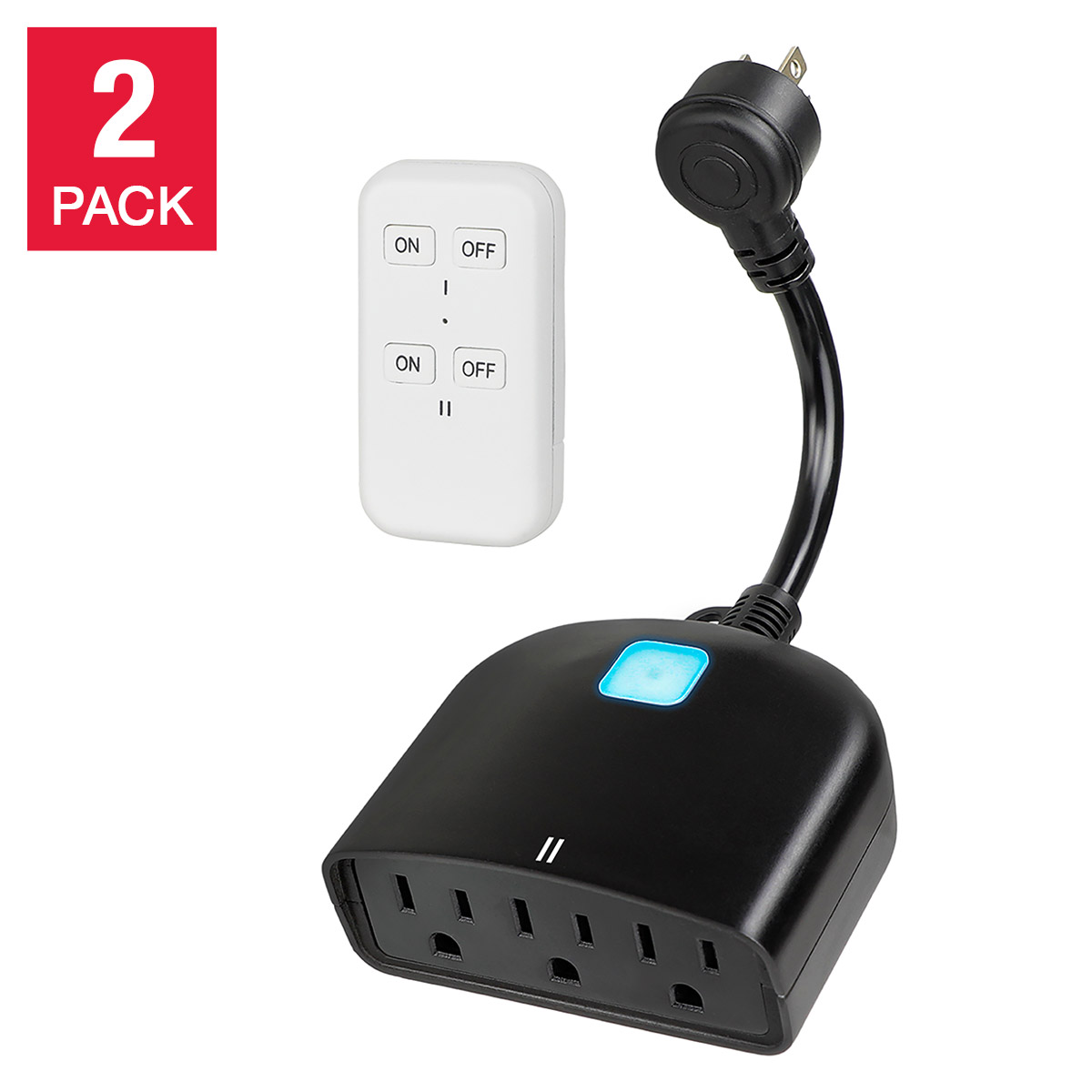 PRIME Outdoor Smart Plugs, 2-pack