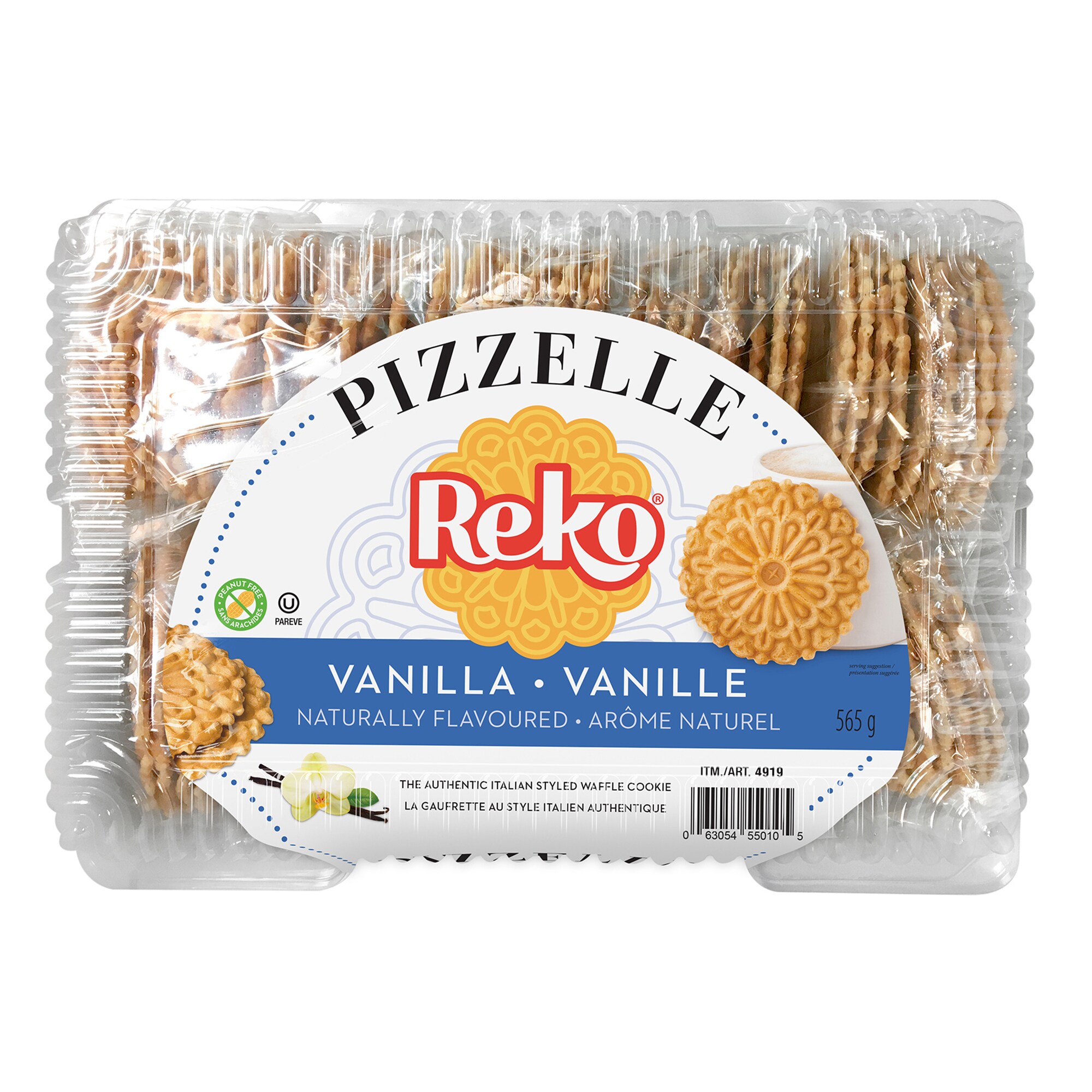 Reko Pizzelle Vanilla Waffle, 565 g
