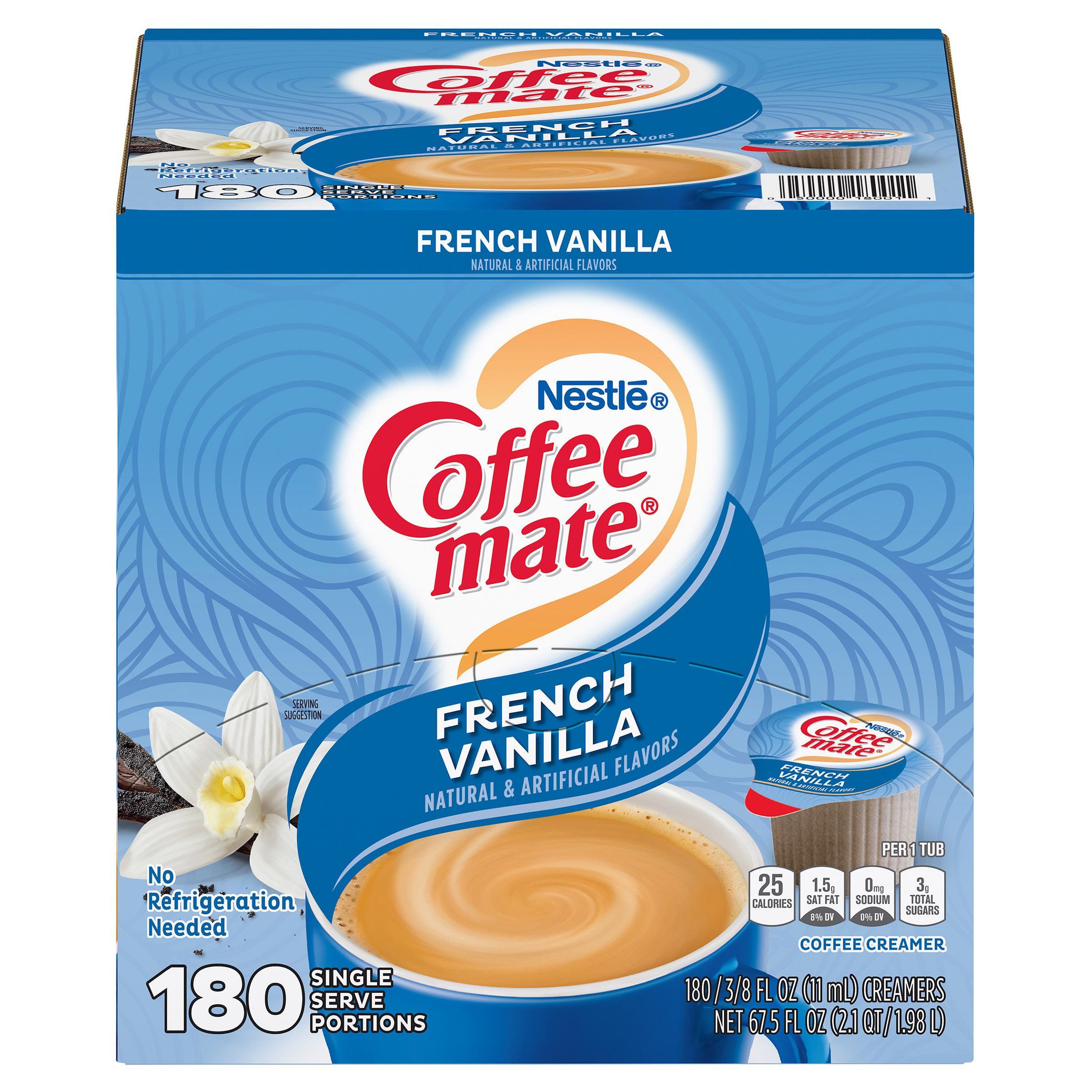 Nestlé Coffee-Mate Liquid Creamer  French Vanilla  180-count