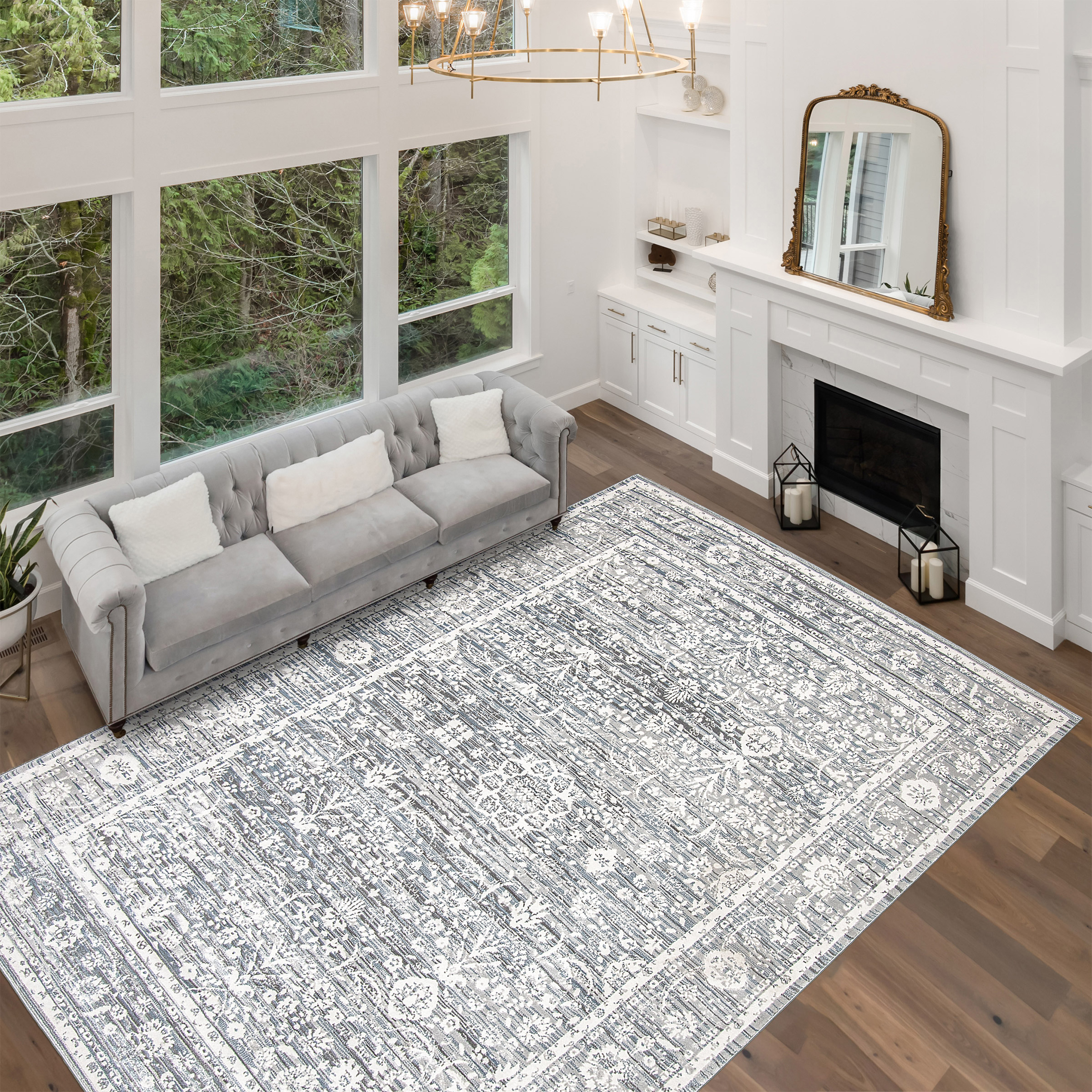 ECARPETGALLERY Invista Collection Paris Indoor Area Rug